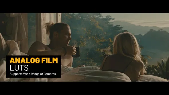10个模拟胶片仿真电影效果调色Luts预设 Analog Film LUTs