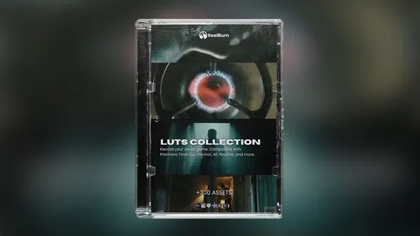 287款电影大片胶片复古艺术美学视频LUT调色预设滤镜合集 ReelBurn – Luts Collections