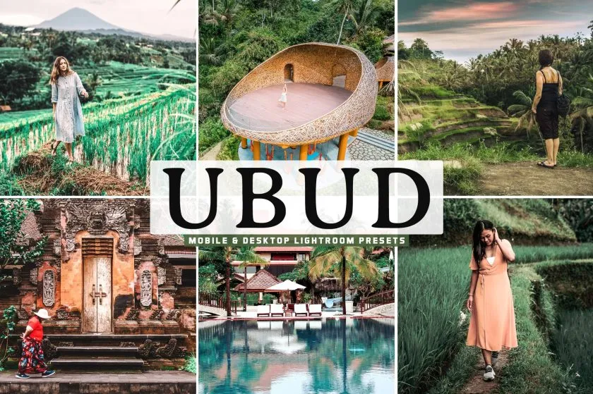 巴厘岛乌布旅拍人文风光Lightroom预设与移动版LR预设 Ubud Mobile & Desktop Lightroom Presets