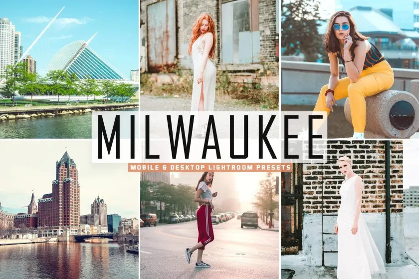 密尔沃城市人像后期Lightroom预设与移动LR预设 Milwaukee Lightroom Presets