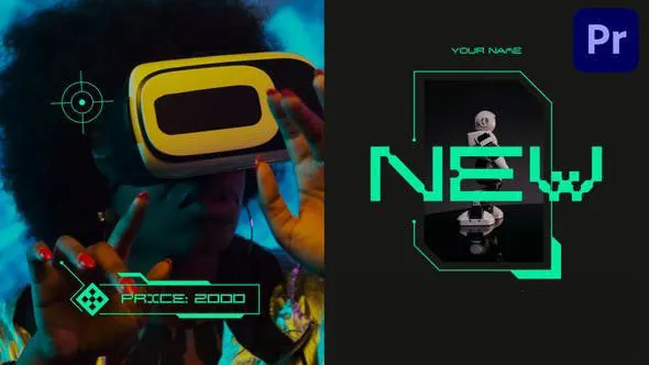 数字风格制作区块链宣传片视频动画PR模板 nft collection promo