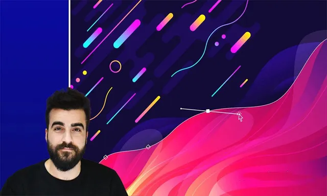 AE创建现代渐变液体动态图形工作流程视频教程