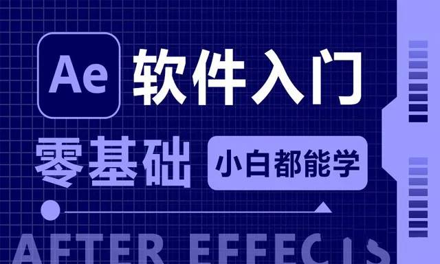 Adobe After Effects CC 2019 软件入门课程 AE零基础自学中文教程 小白也能学会