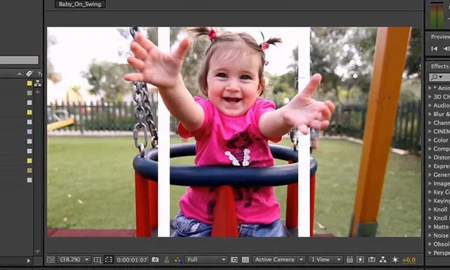 AE给视频添加很有趣的3D画面效果教程