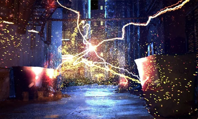 AE影视级闪电火花科幻街道特效合成实例训练视频教程