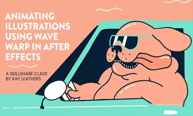 AE插画破浪变形动画实例制作训练视频教程