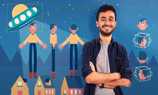 AE有趣角色3D动画技术训练视频教程 Animation Techniques with 3D Effects in After Effects