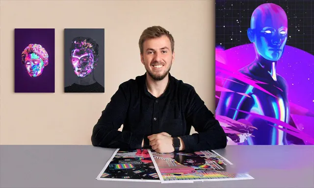 AE色彩缤纷迷幻未来派抽象动画视频教程 Psychedelic Animation with Photoshop and After Effects