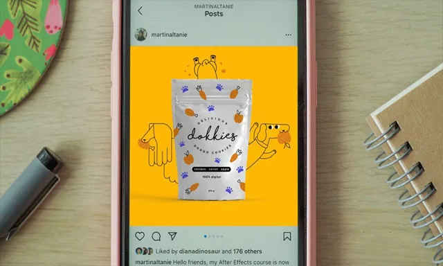 AE食品海报广告动画制作工作流程视频教程 Animating a Food Ad for Instagram — After Effects Fundamentals