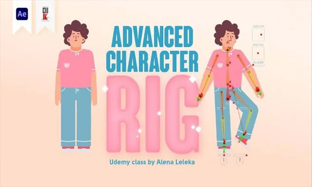 AE创建高级角色装备动画工作流程视频教程