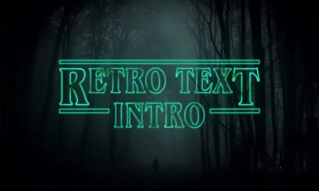 AE创建万圣节恐怖复古效果文本动画视频教程