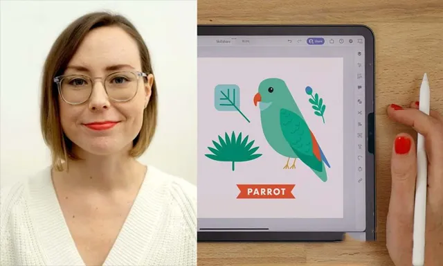 AI创建矢量图绘制卡通形象工作流程视频教程