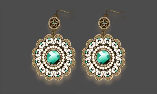 AI绘制珠宝从草图到矢量图像设计创建过程视频教程