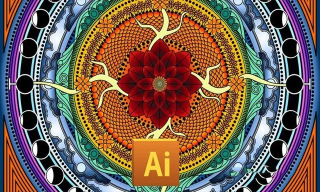 Illustrator曼陀罗花纹实例制作视频教程 中文字幕