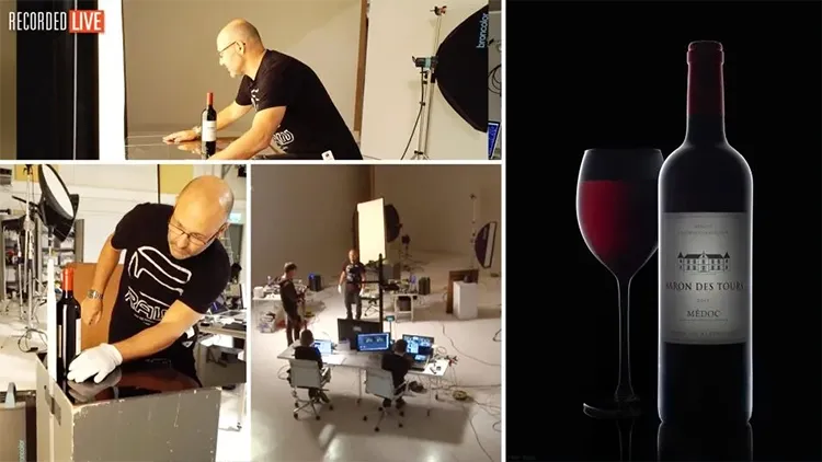 卡尔·泰勒Karl Taylor 产品摄影布光系列-红葡萄酒摄影布光教程-中英字幕 Wine Bottle Photography