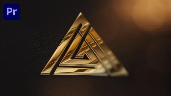 金属LOGO演绎动画视频片头PR模板下载 Gold/Silver Luxury Logo Opener
