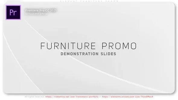 房地产开盘销售家具公司开幕式商业演示期刊杂志宣传片PR模板 Elegant Furniture Promo