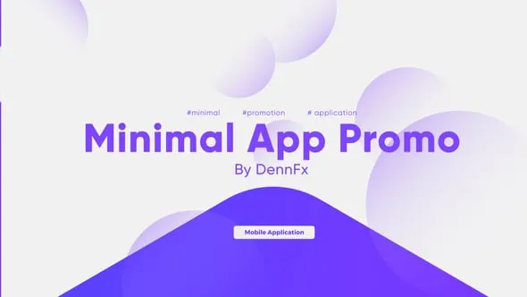 移动平板应用程序促销APP软件宣传介绍视频PR模板下载 Mobile Flat App Promo