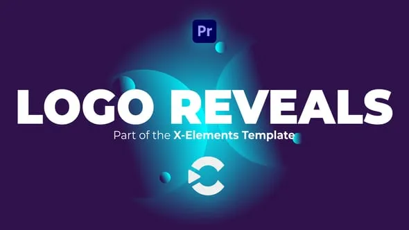 60种不同风格的标志动画合集效果PR模板下载 Logo Reveals | Premiere Pro