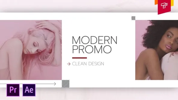 简约风格介绍时尚视频宣传AE与PR模板下载 Minimal Fashion Intro