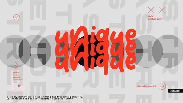 时尚博主动感图文介绍片头Text Opener Ver 3 PR模板下载 Text Opener Ver 3