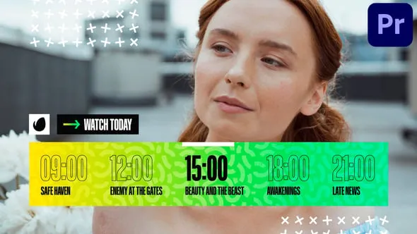 新闻信息政治经济主题娱乐时尚音乐节目社交媒体营销包装PR模板下载 Modern Broadcast Pack