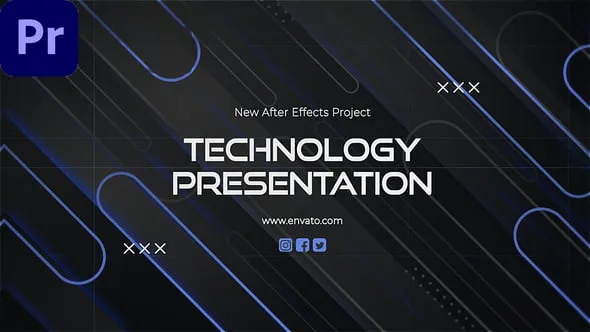 高科技预告片技术开场白企业服务公司产品视频制作PR模板下载 Technology Presentation
