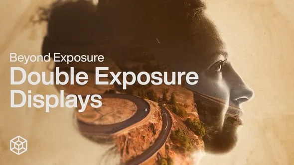 双重曝光图片转3D效果视差艺术双重影场景宣传片制作PR模板下载 Beyond Exposure - Double Exposure Displays