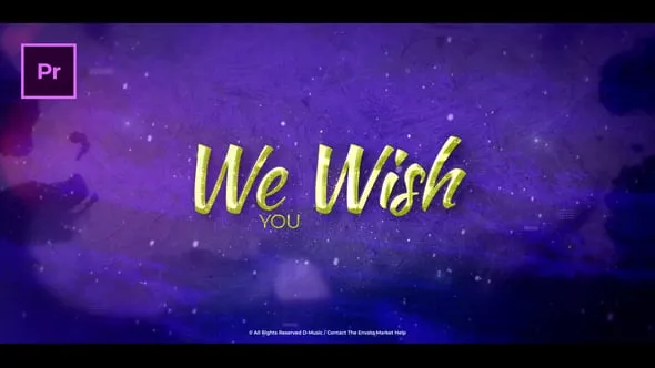 梦幻般童话场景魔法粒子圣诞新年节日祝福小视频PR模板下载 Christmas Wishes For Premiere Pro