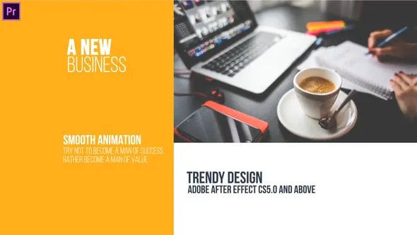 公司宣传片企业介绍推广幻灯片视频Premiere模板下载 Corporate Intros 1 Premiere Pro