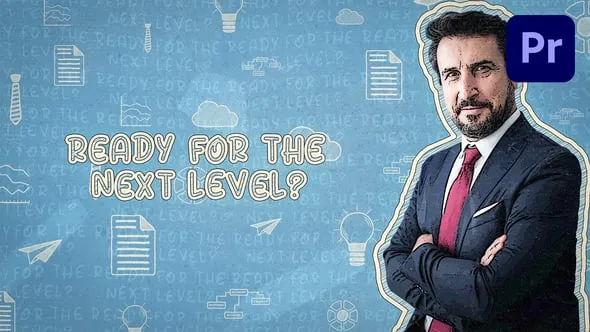 4K分辨率手绘复古定格动画介绍公司管理层视频PR模板下载 Corporate Grunge Hand Drawn Intro - Premiere Pro