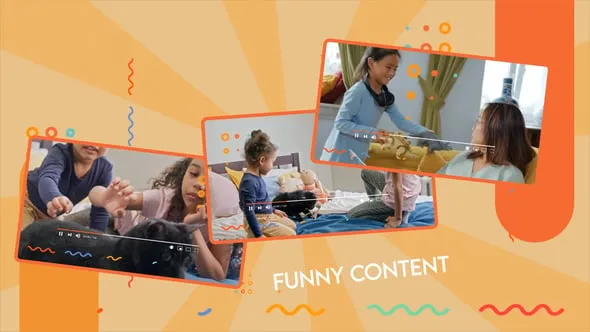 儿童频道介绍趣味多彩课堂教育视频展示AE与PR模板下载 Kids Youtube Channel