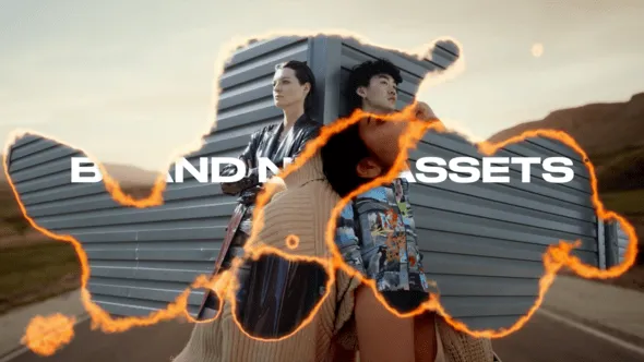 10个带有燃烧余烬效果的转场过渡PR模板下载 Film Burn Transition