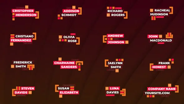 16个抽象设计和动画文本动画摘要标题PR模板下载 Abstract Titles - MOGRT