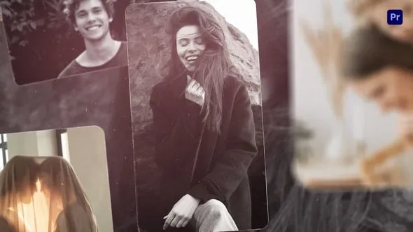 蒙太奇效果婚礼视频旅行家庭相册时尚幻灯片PR模板下载 Premiere Photo Slideshow