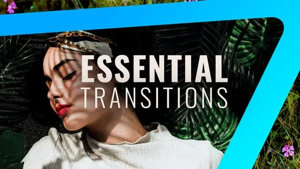 4种不同风格的28种高质量转场过渡PR模板下载 Essential Transitions Pack