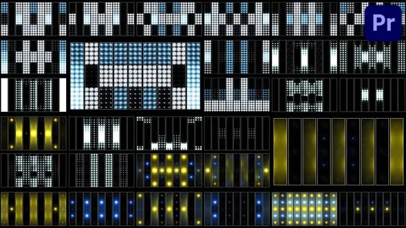 30种音乐节目迪斯科闪烁灯光背景视频PR模板下载 Disco Backgrounds for Premiere Pro