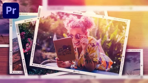 波希米亚风格照片幻灯片通用视频相册PR模板下载 Photo Slideshow