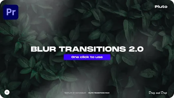 模糊转场过渡PR模板下载 Blur Transitions 2.0 For Premiere Pro