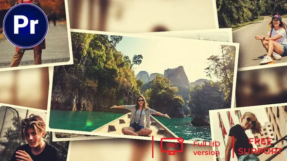 3D回忆纪念照片幻灯片简单实用视频相册PR模板下载 Memories PhotoSlideshow 3D