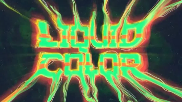 迷幻变形扭曲发光液体轨迹标题介绍PR模板下载 Trippy Liquid Intro