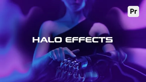 12种电影光环失真效果动画叠加PR预设 Halo Effects