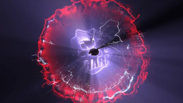 3D快速冲击波标志能量火花烟雾LOGO游戏片头PR模板下载 Quick Shockwaves Logo Reveal