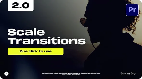 缩放转场过渡PR模板下载 Scale Transitions 2.0 For Premiere Pro