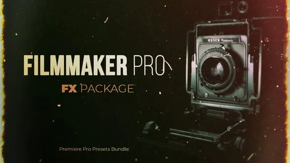 100多种复古胶片效果叠加PR模板下载 Filmmaker Pro FX Bundle