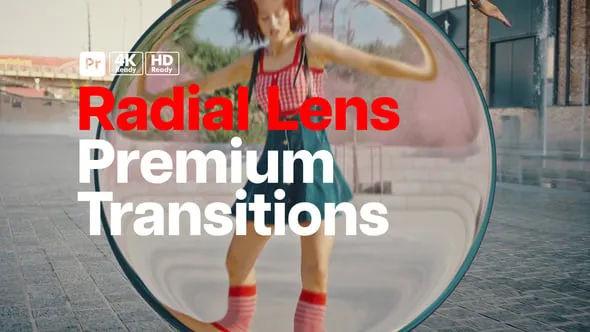 20个高级转场径向镜头过渡PR模板下载 Premium Transitions Radial Lens for Premiere Pro