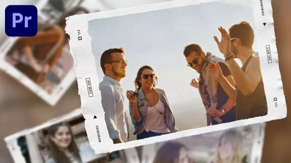 优雅照片相册展示动画幻灯片视频-PR模板 Elegance Photo Slideshow