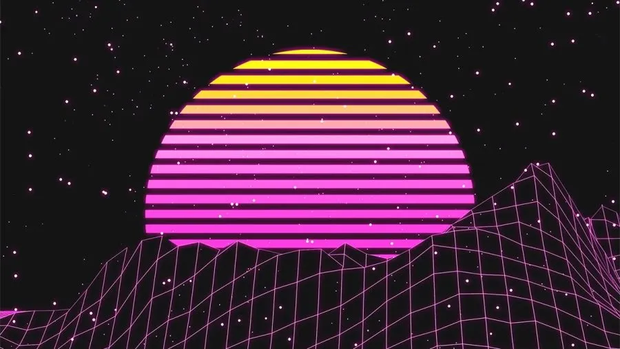 105张复古蒸汽波3D渐变条纹抽象艺术图形元素PNG设计素材 Retro Elements Pack