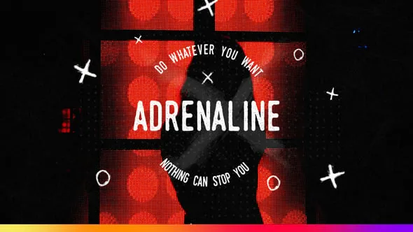 复古风画笔标题适合夜总会酒吧宣传赛车极限运动城市生活主题AE模板 Grunge TItles Opener