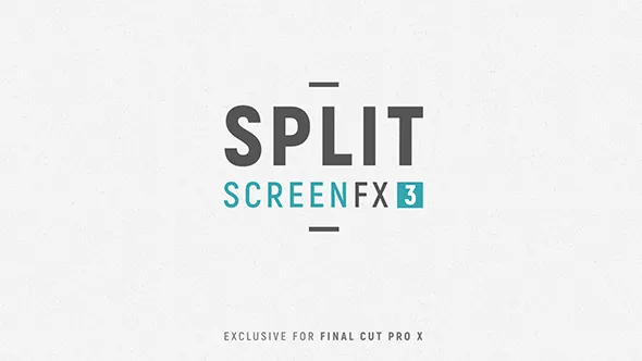 30个3D照片墙摄影作品旅游宣传多图展示动画FCPX插件下载 LenoFX – Split Screen FX 3